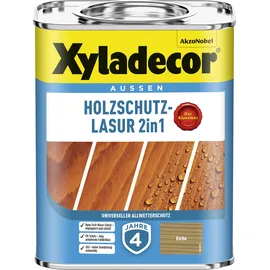 Xyladecor Holzschutz-Lasur 2 in 1 750 ml eiche matt