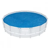 BESTWAY Solarabdeckung Flowclear Rund blau 462 cm