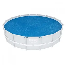 BESTWAY Solarabdeckung Flowclear Rund blau 462 cm