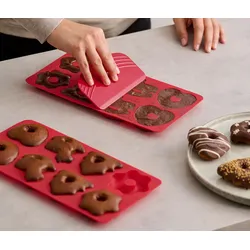 Tchibo - 2 Mini-Lebkuchen-Backmatten - rot