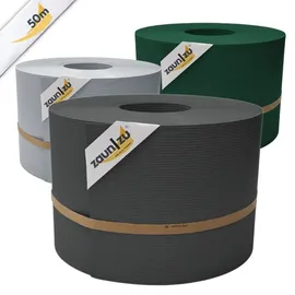 zaun|zu® zaun|zu Rille PP für Doppelstabmatte Zaunblende Anthrazit 50m