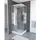 Marwell Komplettdusche Eckdusche 90 x 215 cm grau/silber