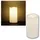 Star Trading Paul LED Stumpenkerze 15 cm weiß