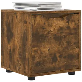 vidaXL Badezimmerschrank Geräucherte Eiche 40,5 x 40 x 44 cm