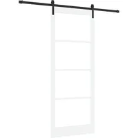 Maison Exclusive - Schiebetür Orkdal Weiß 93 X 232 Cm Massivholz