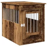 vidaXL Hundekäfig im Möbelstil 55 x 80 x 68 cm Holz Braun