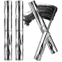 3D Curling Iron Eye Mascara, 2025 Neu Upgrade Mascara Wimpernserum Wasserfest Schwarz, Auswaschbar Klumpenfrei Wischfest Schlanker Volumen Wimperntusche (3PCS)