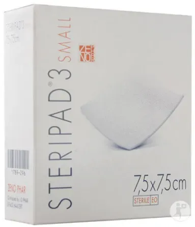 Steripad 3 Sterile Kompressen 7,5x7,5cm Small 20 Stück