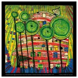 Wörner Verlag GmbH Hundertwasser Puzzle mit Grußkarte