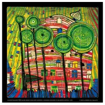 Wörner Verlag GmbH Hundertwasser Puzzle mit Grußkarte