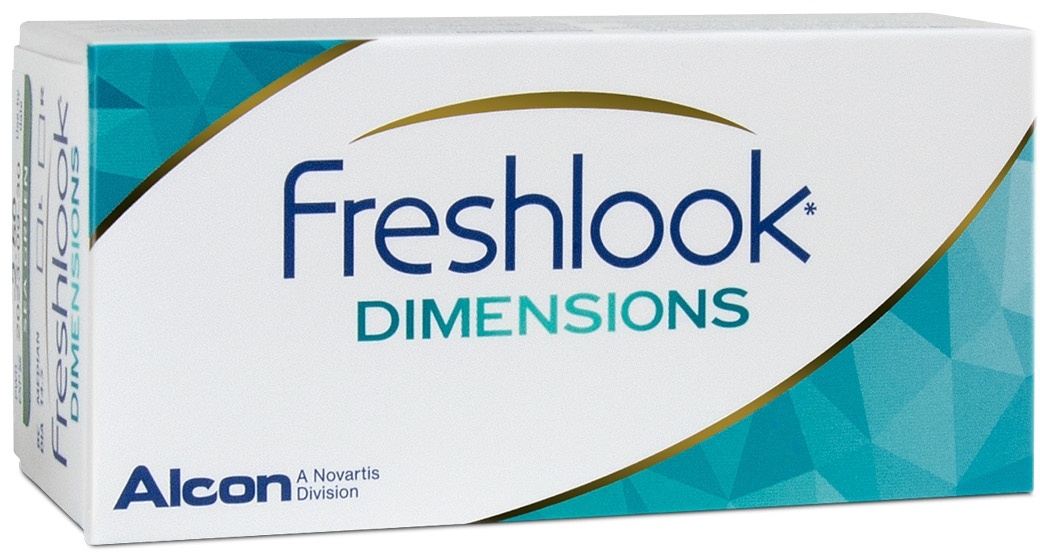 FreshLook Dimensions,  6er Box Monatslinsen-Caribbean Aqua-- 4,75