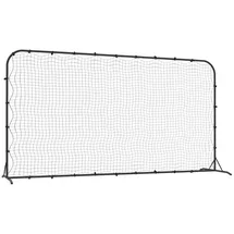 vidaXL Fußballtor Schwarz 366 x 183 x 90 cm 93762