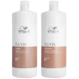 Wella Professionals Fusion Intense Repair Set - Shampoo 1000 ml + Conditioner 1000 ml - NEU