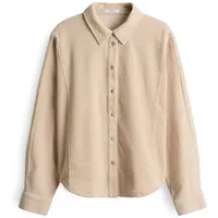 Opus Langarmbluse | FRENKI Regular Overshirt aus Cord Macadamia,