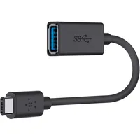 Belkin F2CU036btBLK USB Kabel USB 3.2 Gen 1 (3.1 Gen 1) USB A Schwarz