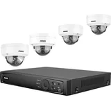ANNKE N48PAW+I91DG*4+2T LAN IP-Überwachungskamera-Set 8-Kanal mit 4 Kameras 4096 x 3072 Pixel
