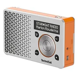 TechniSat DIGITRADIO 1 Radio silber, orange