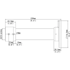 Allnet Pendant mount/Decken für ALL-CAM2498-LEP