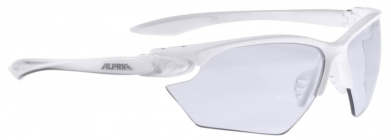 ALPINA Sonnenbrille Performance Twist Four S VL+ Outdoorsport-Brille, White, One Size