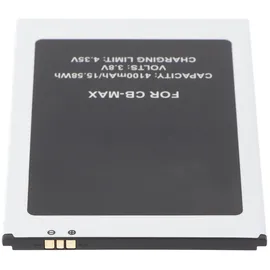 AccuCell Li-Polymer-Akku 4100mAh 3.8V für Cubot Max, Umax Smartphone, Cubot Umax