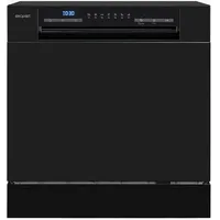 Exquisit GSP508-030D Tischgeschirrspüler (freistehend, 550 mm breit, Schwarz)