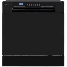Exquisit GSP508-030D Tischgeschirrspüler (freistehend, 550 mm breit, Schwarz)