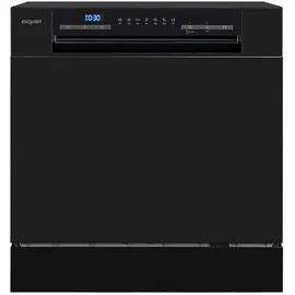 Exquisit GSP508-030D Tischgeschirrspüler (freistehend, 550 mm breit, Schwarz)