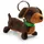 NICI 61896 - Dackel Schlüsselanhänger, Plüsch, Länge: 10 cm