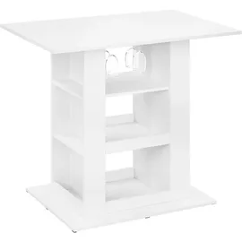 Woltu Bartisch 105 x 94 x 68 cm Weiß