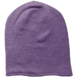 Mississhop 381 Feinstrick Kaschmir-Gemisch Beanie Mütze Slouch/XXL Schal/Handschuhe Violett Einheitsgroesse Muetze