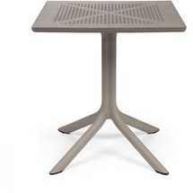 Nardi Clip 70 Gartentisch, 70 x 70 cm, tortora