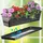 Kadax Blumenkasten 60 x 20 x 15 cm Anthrazit