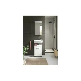 Möbel Boss Badkombination Nova 2-tlg. 40 x 191 cm Schwarz/Weiß