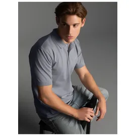 TRIGEMA Poloshirt grau M