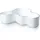 Iittala Aalto Schale Opalweiß 50 x 195 mm