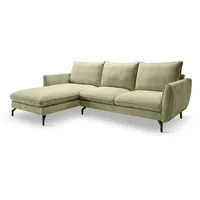 xonox Eckcouch Polyester L-Form 3-Sitzer Grün