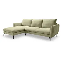 xonox Eckcouch Polyester L-Form 3-Sitzer Grün
