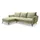 xonox Eckcouch Polyester L-Form 3-Sitzer Grün