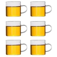 VITAU Kung Fu Teekanne, Teetasse, Tee-Set, hitzebeständiger Glas-Teekannenhalter, Basis, Tee-Ei, Teegeschirr