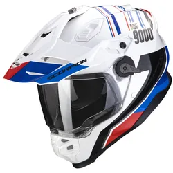 Scorpion Exo-ADF-9000 AIR Desert Weiss / Blau / Rot XL