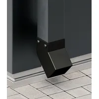 Hörmann stauraumsysteme Hörmann Regenfallrohr-Set für Gerätehaus Juno, Graualuminium (RAL