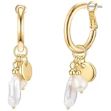 Lulu & Jane Creolen AV129 gelbgold 55,8mm