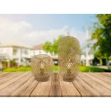 GLOBO Tischlampe Mirena Bambus