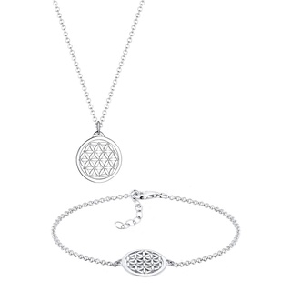 Elli - Lebensblume 925 Sterling Silber Schmuck-Set Damen (79.99 € / )
