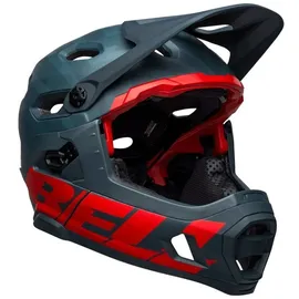 Bell Super DH Spherical prime matte blue/crimson S