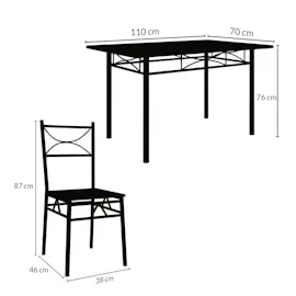 CASARIA Paul 5-tlg. eiche dunkel