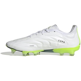 adidas Unisex Copa Pure.1 Fg Football Shoes (Firm Ground), FTWR White/Core Black/Lucid Lemon, 42 EU