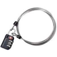 Eagle Creek 3-Dial TSA Lock & Cable - graphite