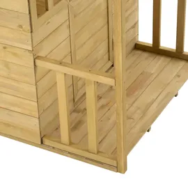 zwerkules Spielhaus Villa 137 x 121 x 140 cm Natur