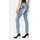 Cipo & Baxx "Jeans", Damen, Gr. 28, Länge 32, blau (iceblau), 98% Baumwolle, 2% Elasthan, unifarben, Basic, slim fit lang, Jeans Slim-fit-Jeans, Im 5-Pocket-Style, WD459